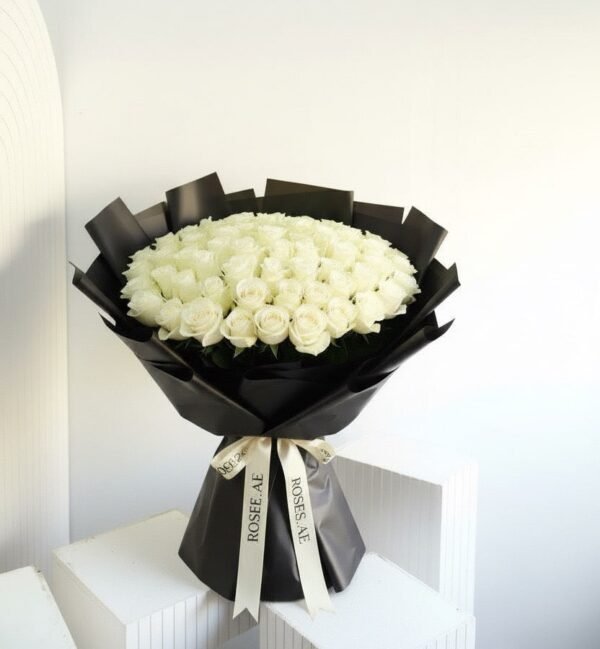 65 White Roses