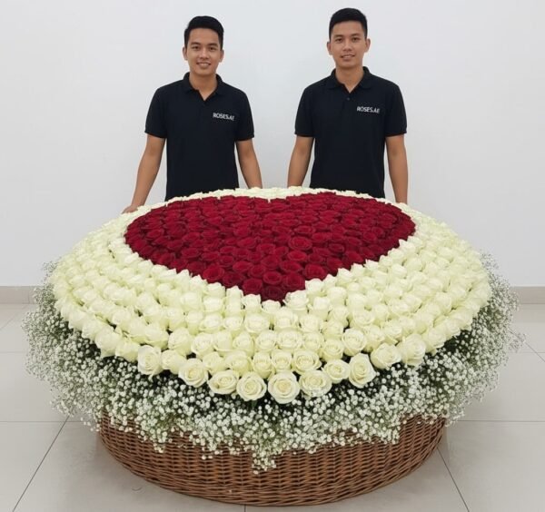 1000 Roses Basket